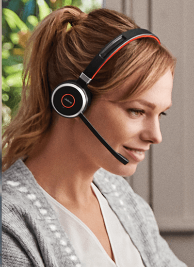 Bluetooth office headset with amazing sound | Jabra Evolve 65 MS/UC